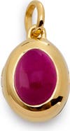 Monica Vinader Birthstone Locket Pendant