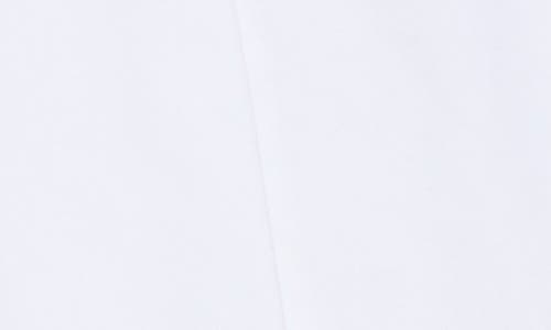Democracy Pleated Front Denim Bermuda Shorts In White