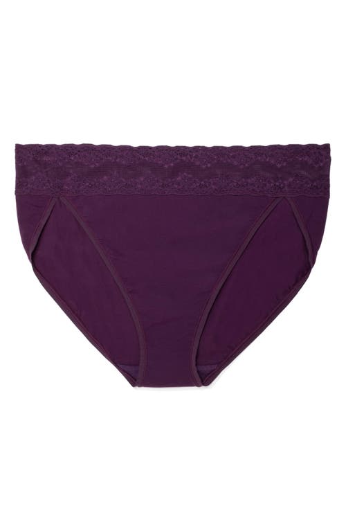 Natori Bliss Perfection One Size French Cut Briefs In Purple