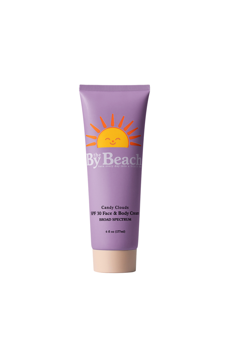 By the Beach Suncare Candy Clouds SPF30 Face & Body Cream 6oz, Main, color, Purple
