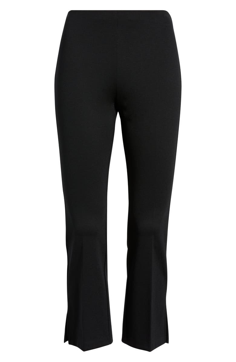 Open Edit Kick Flare Stretch Twill Pants, Alternate, color, Black