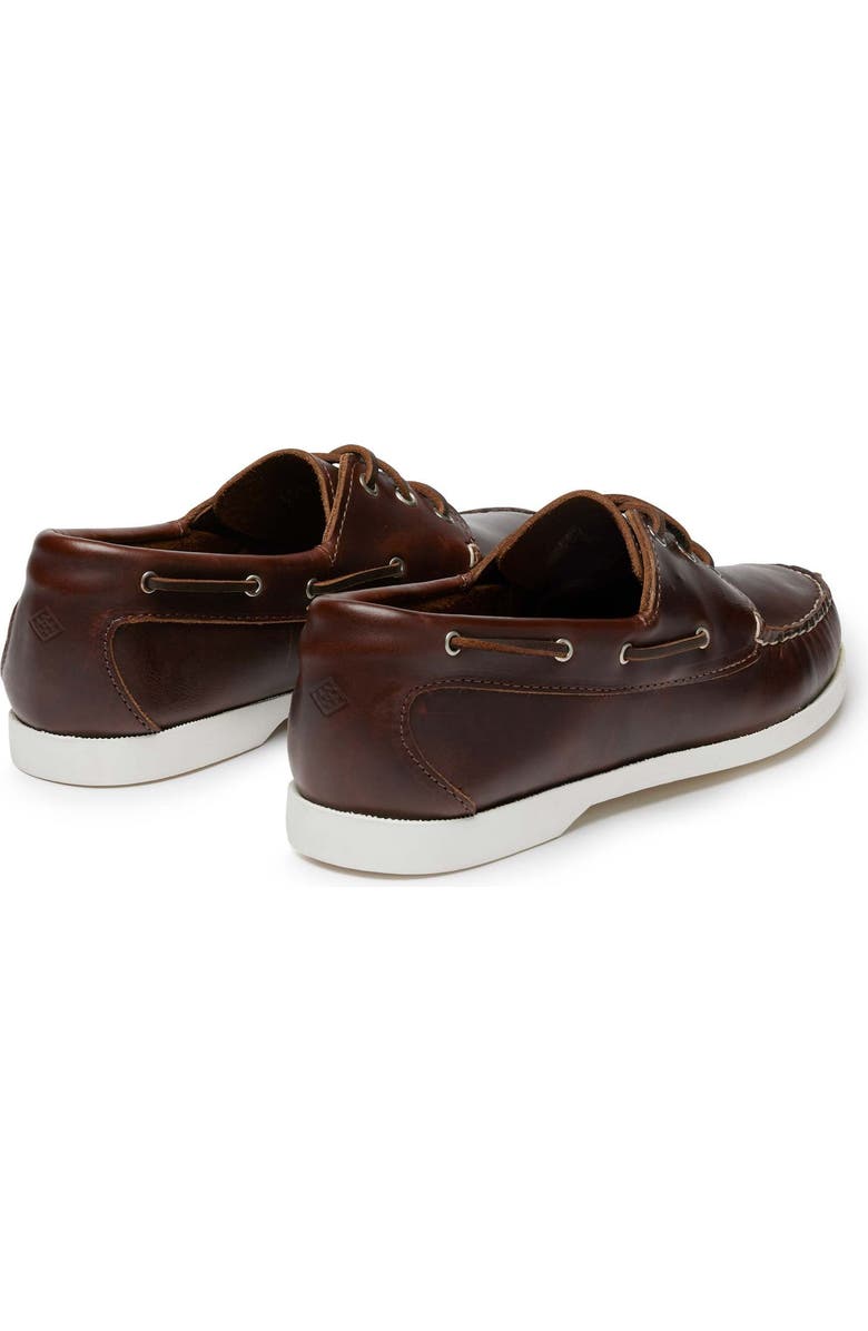 Quoddy Head Boat Shoe, Alternate, color, Brown