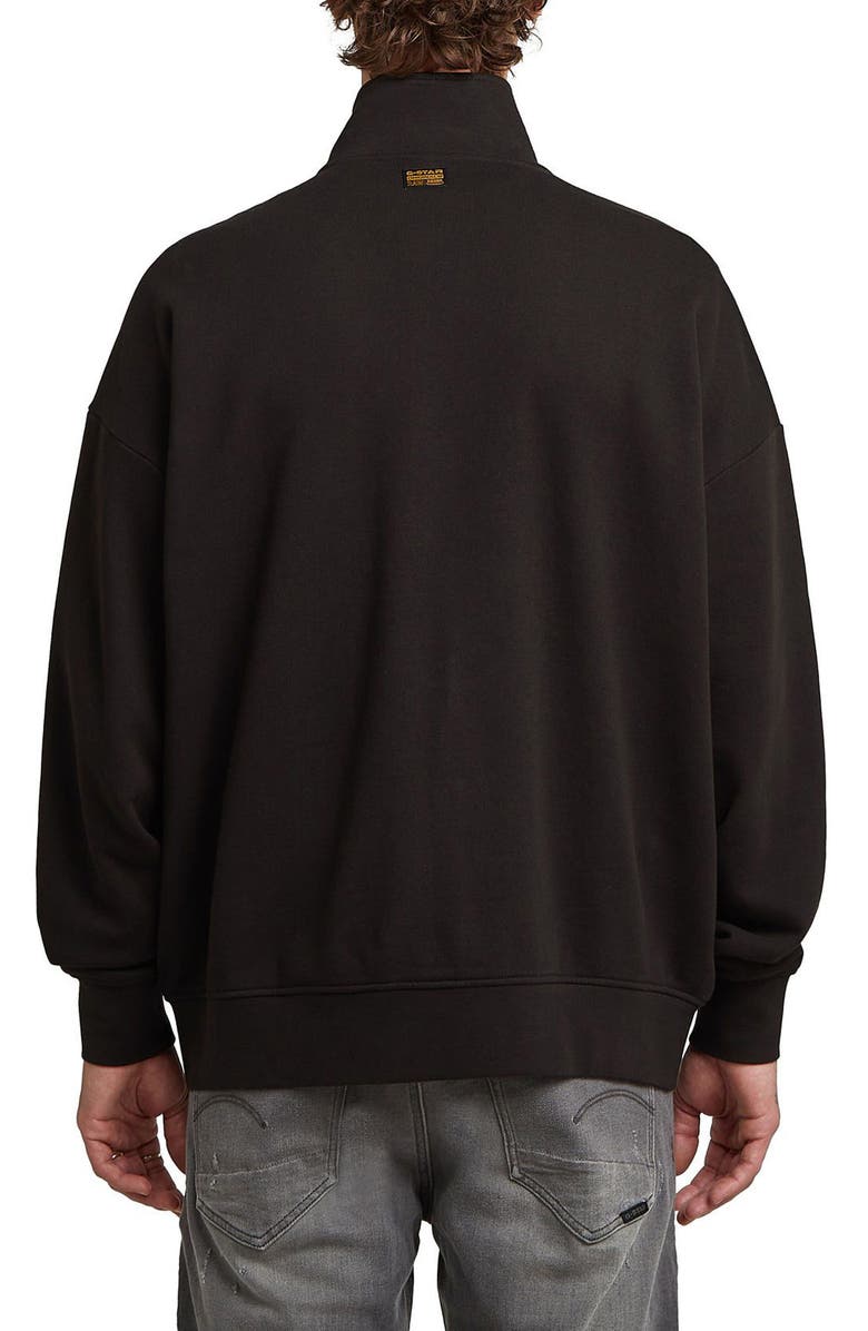 G-STAR Rovic Zip-Up Sweatshirt, Alternate, color, Dark Black