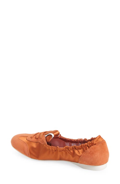 Jeffrey Campbell Stepper Flat In Dusty Orange Combo