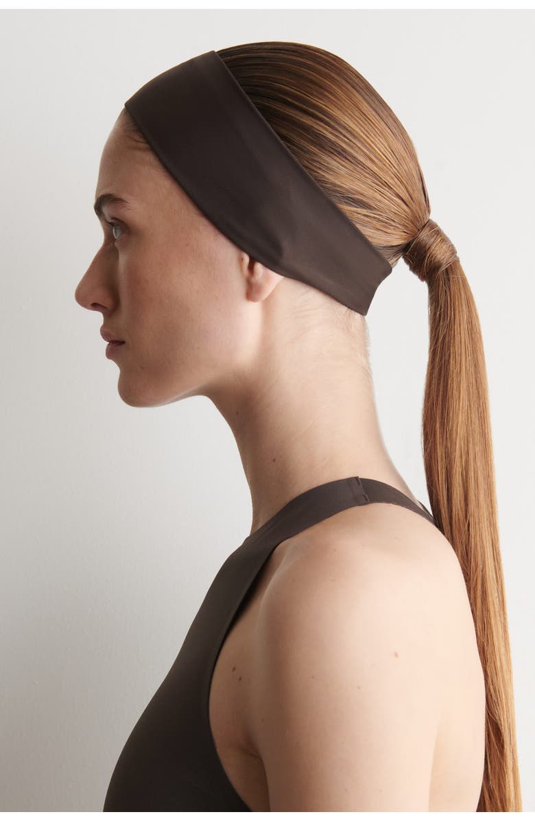 COS Jersey Headband, Alternate, color, Brown