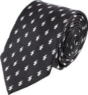 Trafalgar Zesus Striking Lightning Novelty Silk Necktie