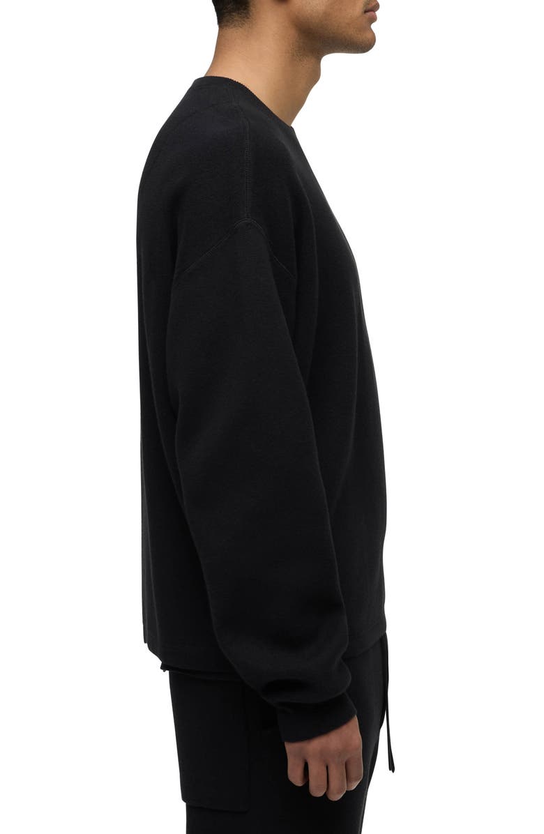 Hudson Jeans Cotton & Cashmere Crewneck Sweater, Alternate, color, 