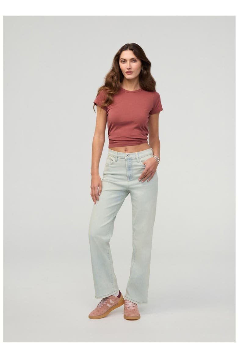 Performance Denim High Rise Straight, Main, color, Moonstone