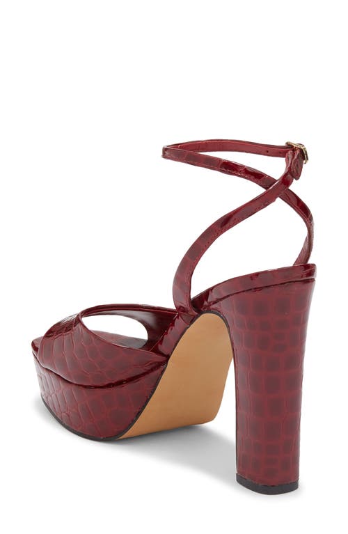 Steve Madden Assured Ankle Strap Platform Sandal In Multi
