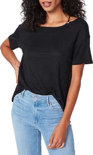 PAIGE Sela Strap Linen Top