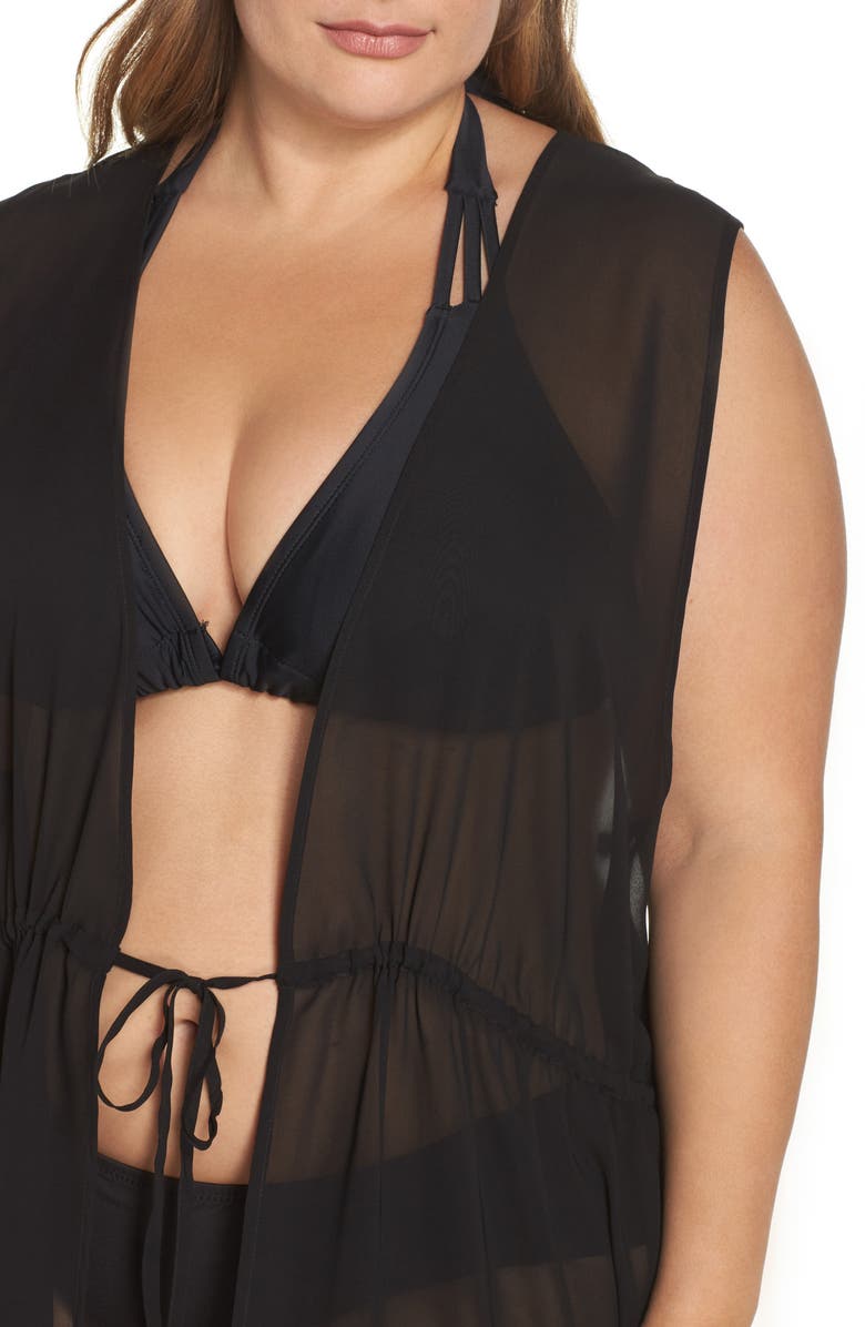 Leith Sheer Cover-Up Maxi, Alternate, color,