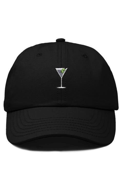 Martini Embroidered Casual Cap