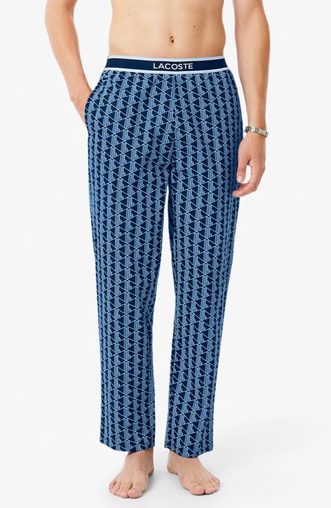 Monogram Stretch Cotton Pajama Pants