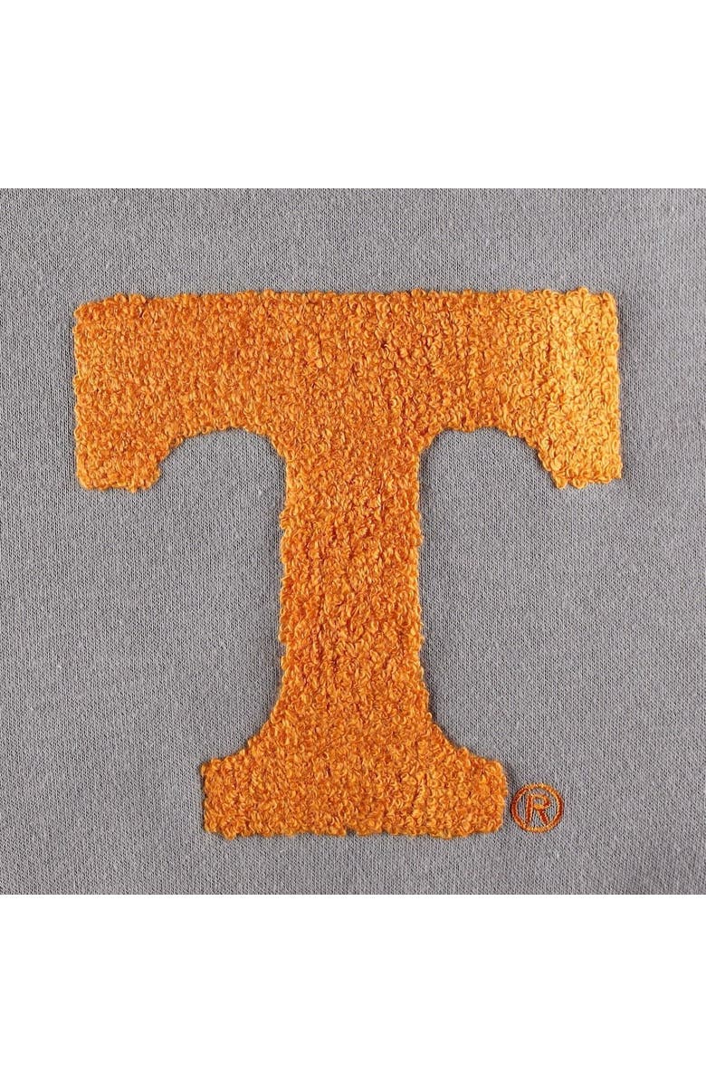 GAMEDAY COUTURE Women's Gameday Couture Gray Tennessee Volunteers Back To Reality Colorblock Pullover Sweatshirt, Alternate, color,