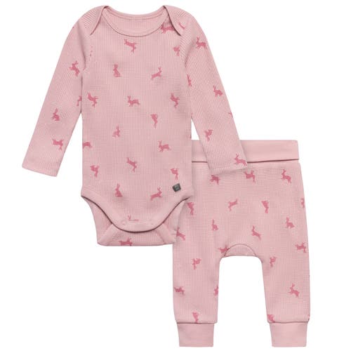 Modern Moments™ By Gerber Bodysuit & Pant Layette Set In Pink Bunnies