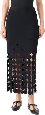 Akris punto Dot Cutout Skirt