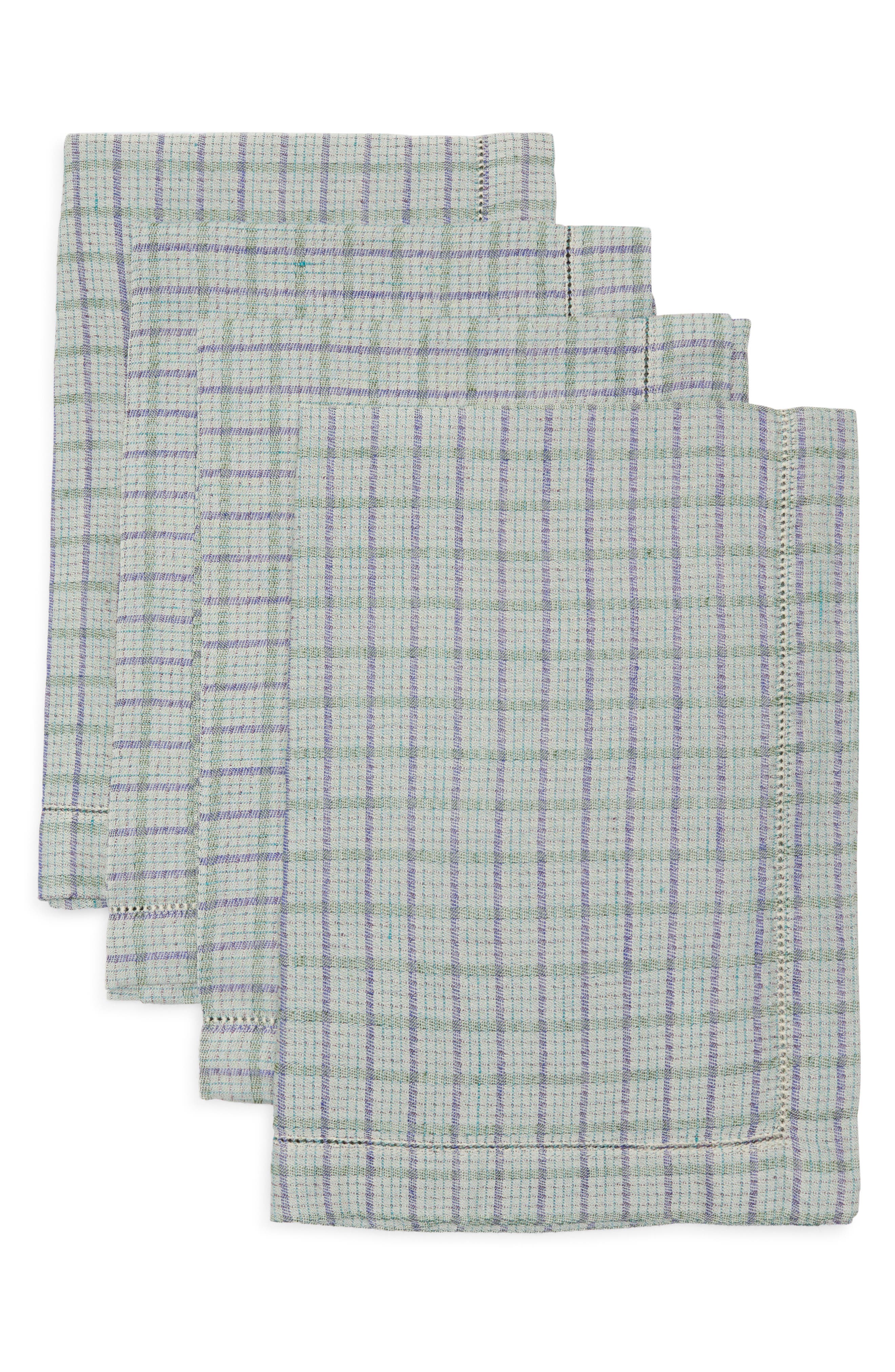 COMMUNE Set of 4 Handloom Linen Napkins