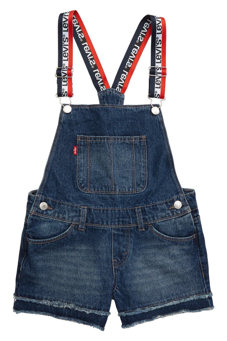 Levi's® Denim Shortalls, Main, color, M0A-OCEAN BLVD TOO