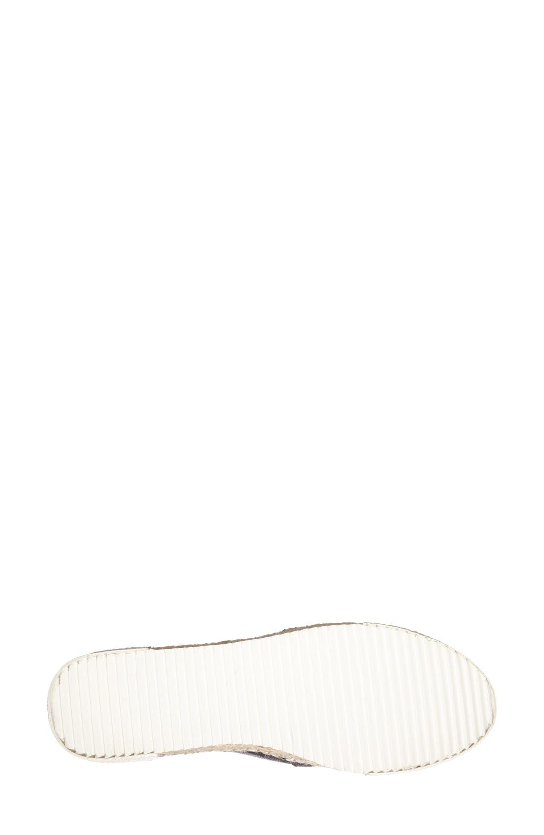'Oranges' Leather Espadrille Slip-On Sneaker, Alternate, color, BLACK MULTI