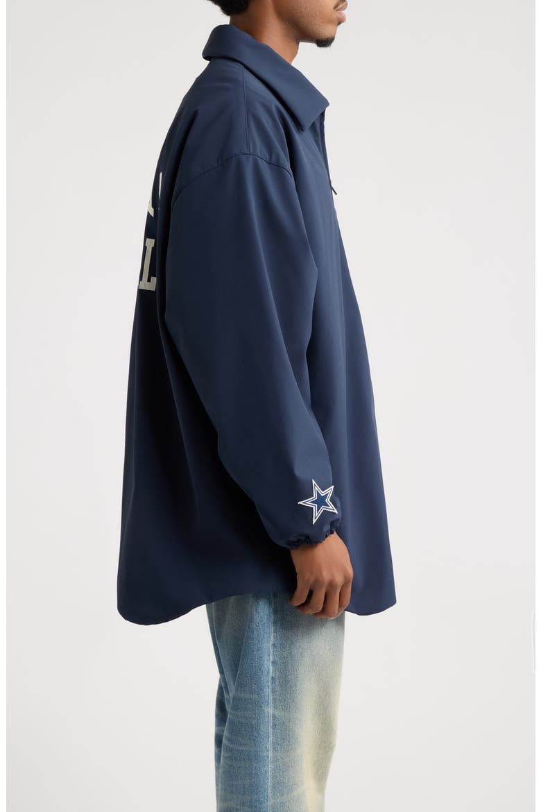 x NFL Cowboys Coach Jacket, Alternate, color, DARK SAPPHIRE