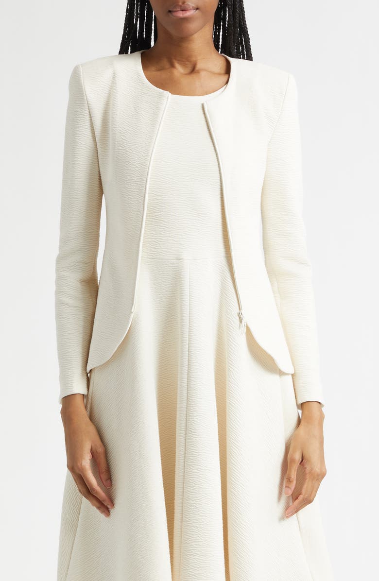 Giorgio Armani Jersey Jacket, Main, color, Solid White