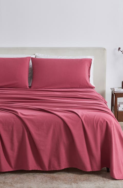 Turkish Cotton Solid Flannel Sheet Set