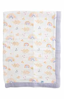 little unicorn Deluxe Muslin Baby Receiving Quilt