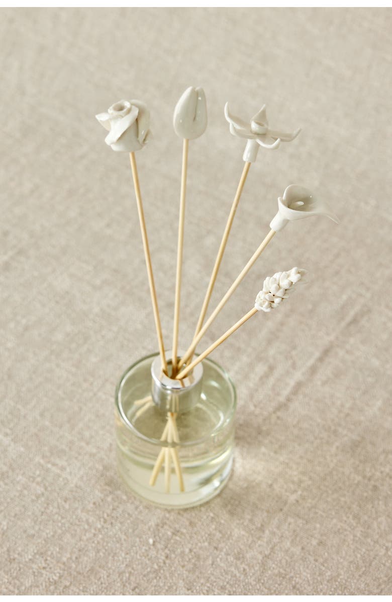 kanju Interiors Country Flowers  Diffuser Sticks Set, Alternate, color, Beige