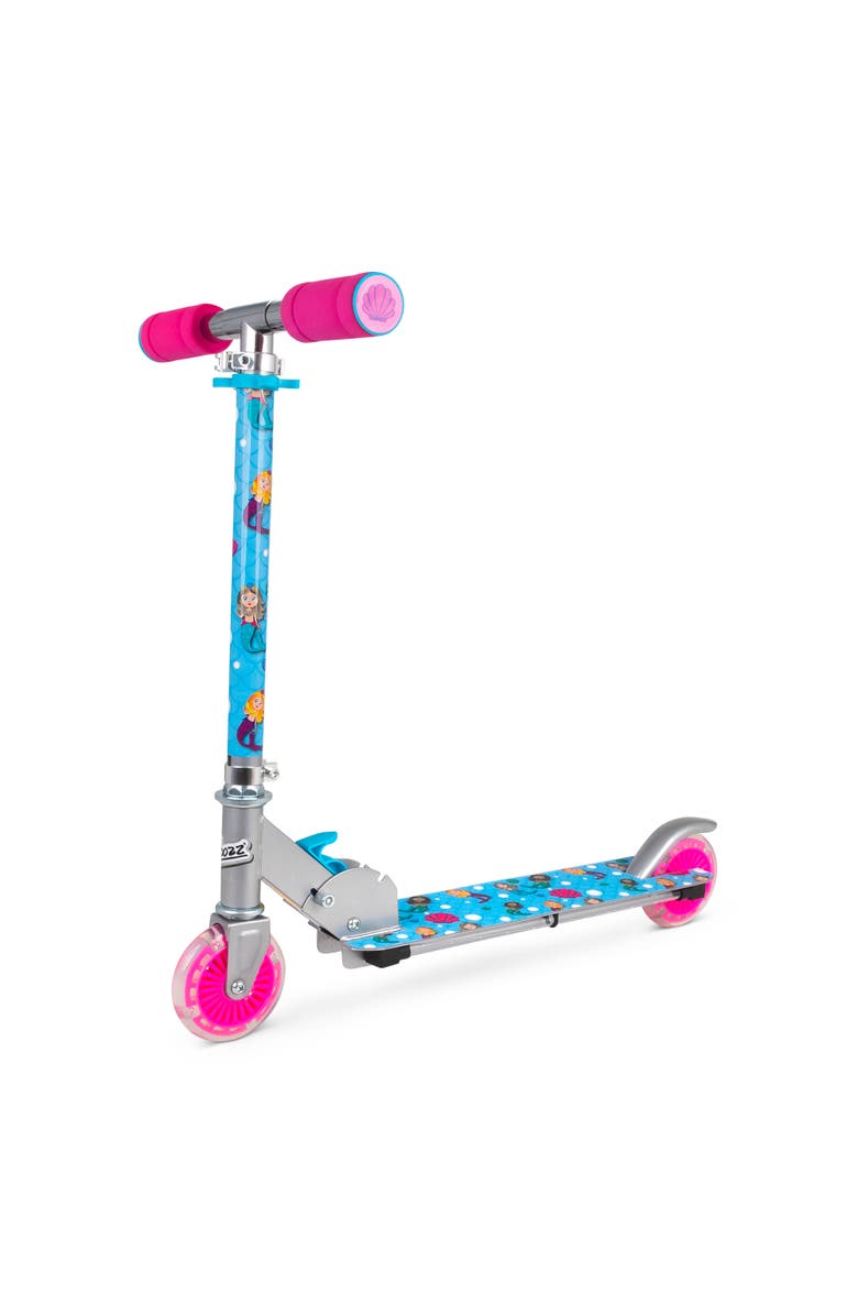 Ozbozz Flashing  Adjustable Scooter Mermaid, Lightup Wheels, Main, color, Multicolored