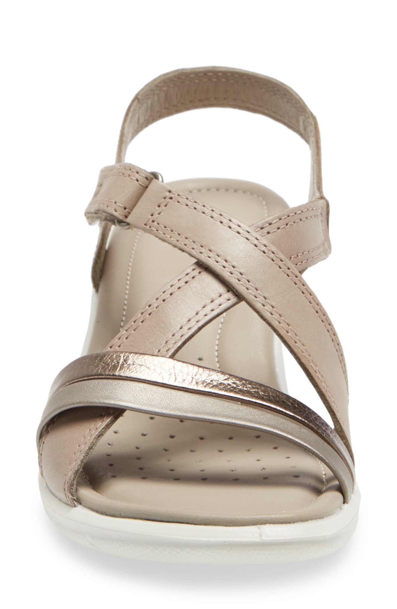 'Felicia' Slingback Sandal, Alternate, color, STONE METALLIC LEATHER