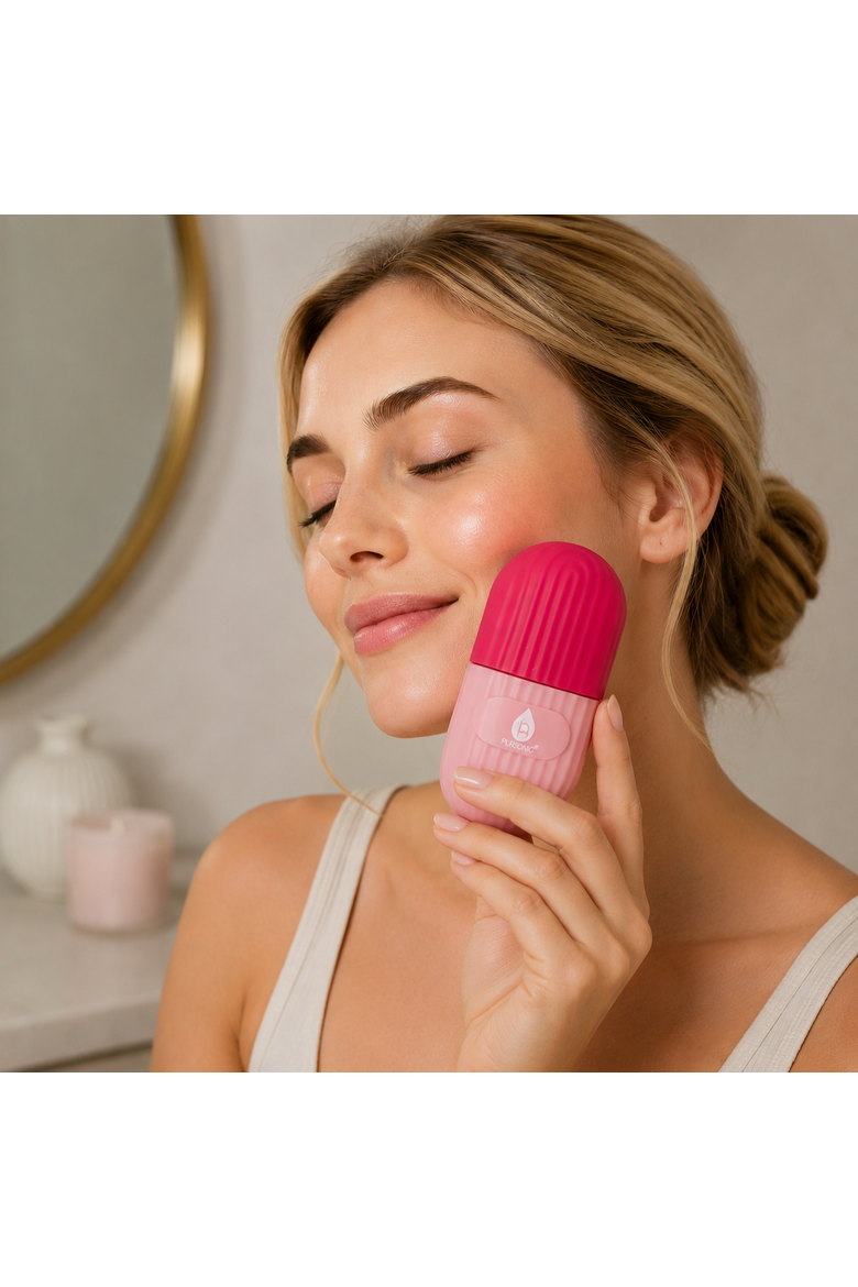 Ice Facial Roller for Face, Eyes & Neck, Alternate, color, Pink