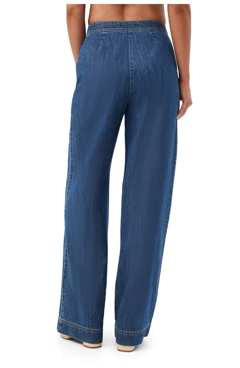 Trina Turk Ferrer Denim Pant, Alternate, color, Indigo