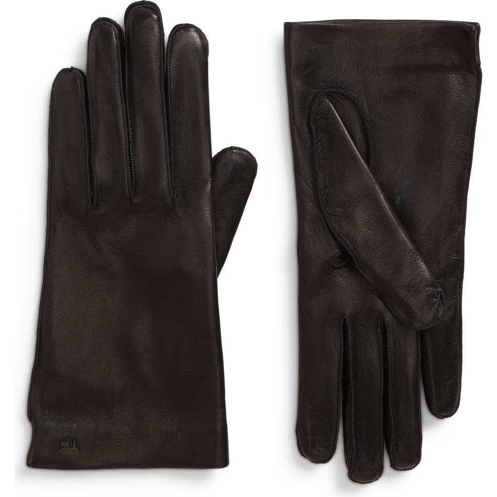 Tom Ford Soft Napa Sheepskin Leather Gloves In Black