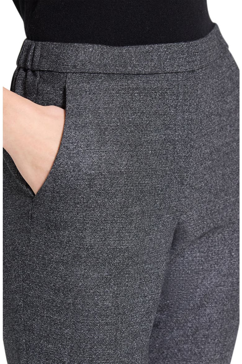 Marled Flannel Treeca Pull-On Pants, Alternate, color, PEPPER MULTI
