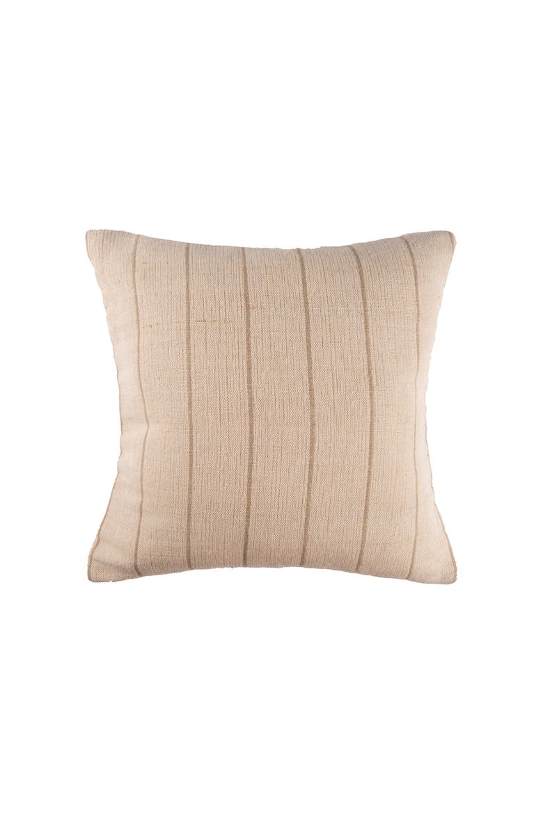 Jute Throw Pillow, Main, color, Beige
