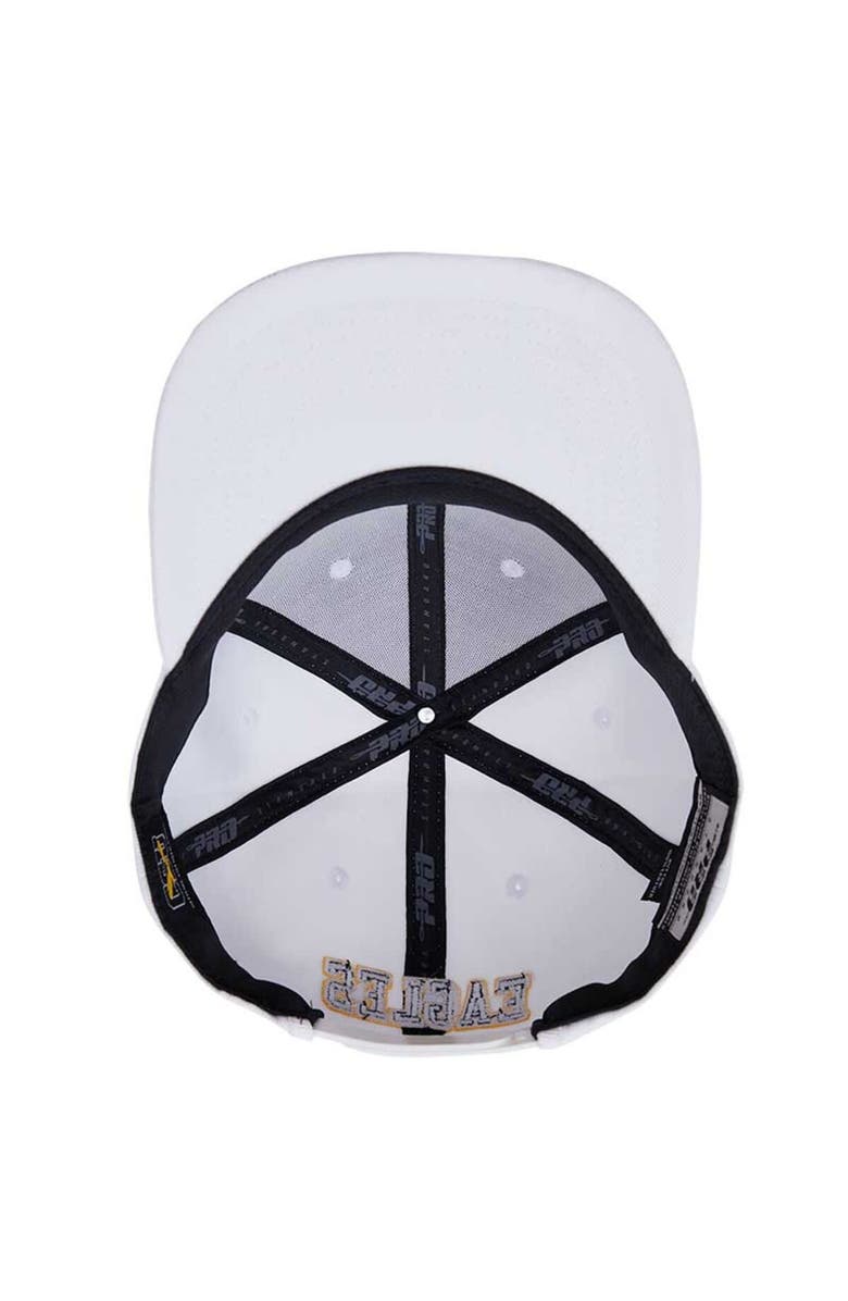 PRO STANDARD Men's Pro Standard White Coppin State Eagles Primary Logo Evergreen Wool Snapback Hat, Alternate, color, White