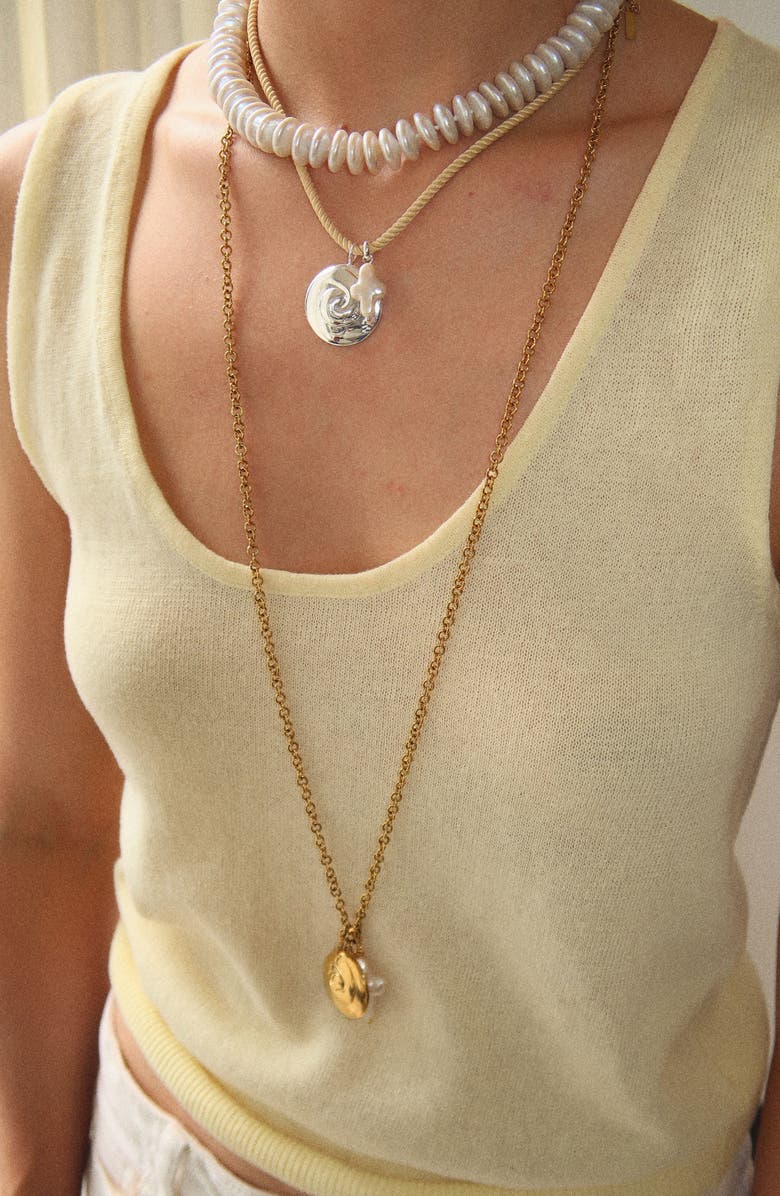 Joiana Jewelry Long Rolo Chain Necklace, Alternate, color, Gold