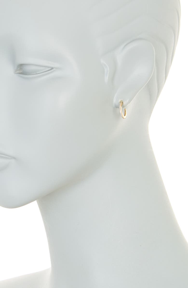 Nadri Assorted 3-Pack CZ Huggie Hoop Earrings, Alternate, color, Gold