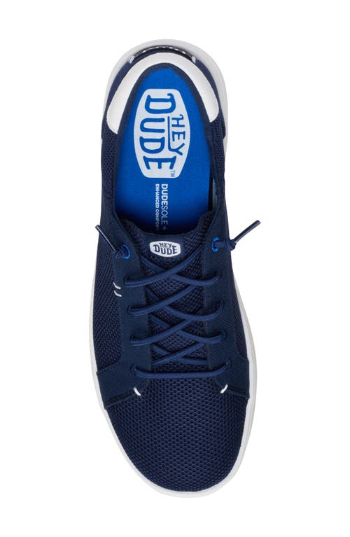 Hey Dude Paul Pro Low Top Slip-on Sneaker In Blue