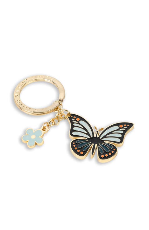 Butterfly Fashionable Versatile Keyring Key Chain Charm Accent