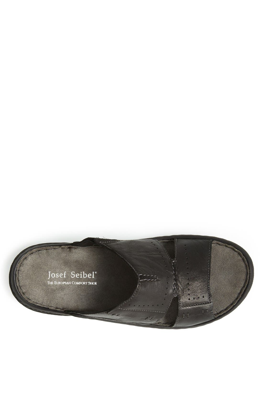 'Logan 21' Slide Sandal, Alternate, color, BLACK BOLERO