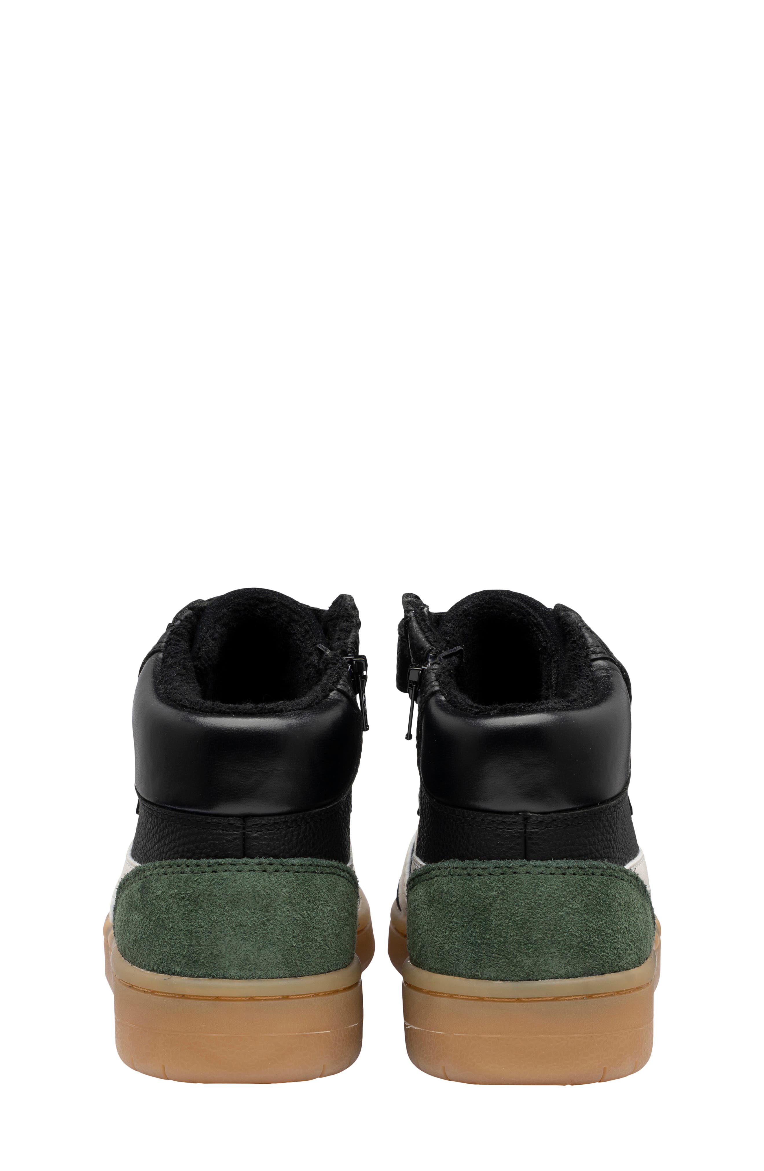 Kids' Talon High Top Sneaker, Alternate, color, BLACK/OFF WHITE/EVERGREEN/GUM