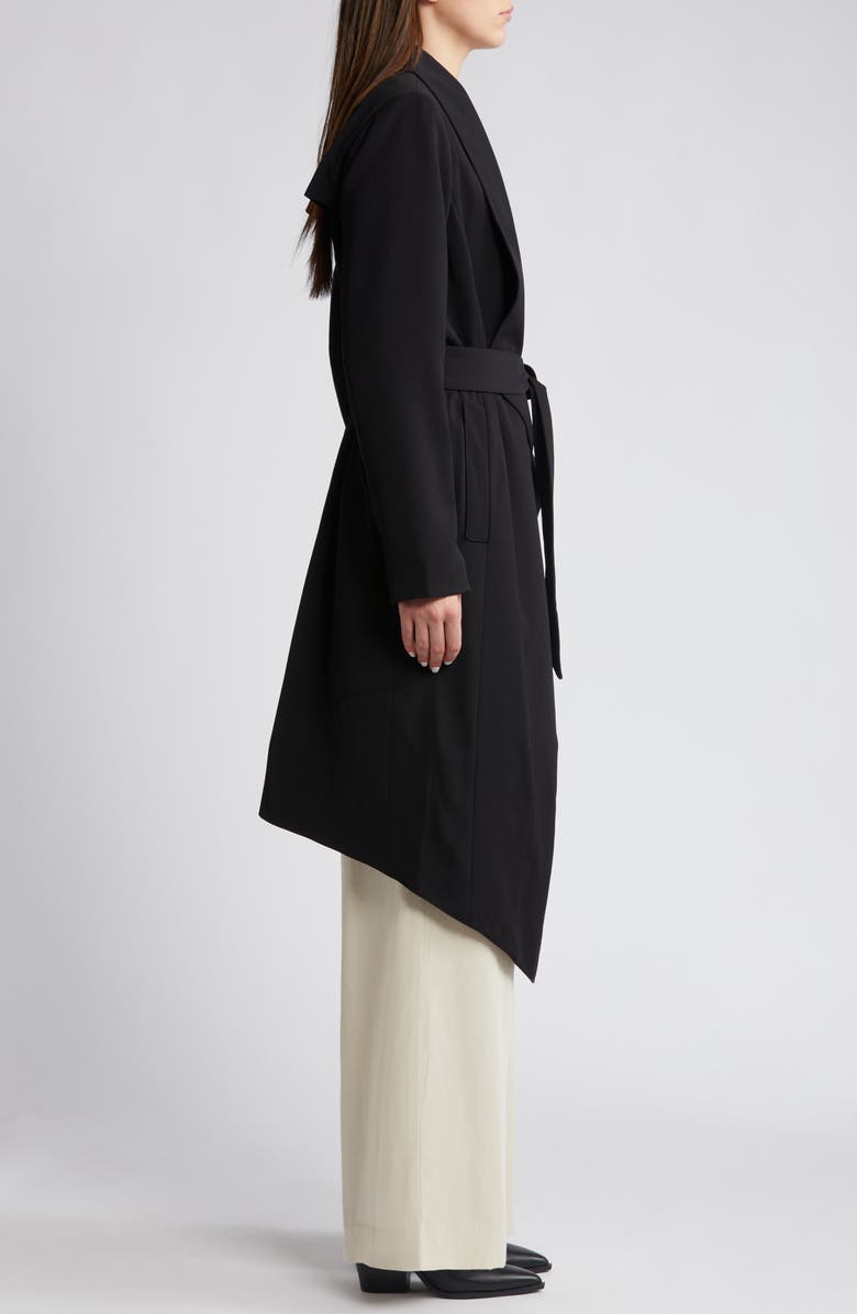 BCBG Shawl Collar Belted Coat, Alternate, color,