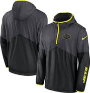 Nike Men's Nike Anthracite New York Jets Volt Hoodie Half-Zip Jacket
