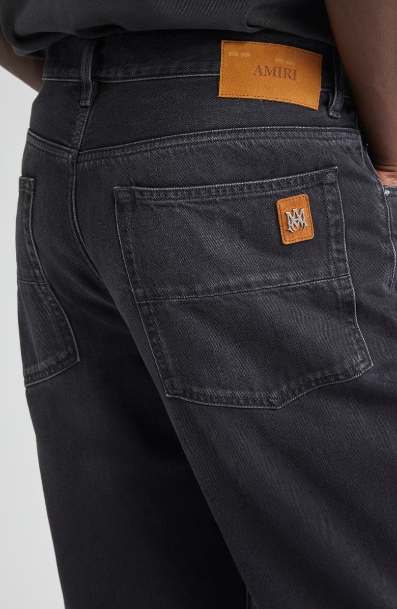 AMIRI Straight Flare Jeans, Alternate, color, Vintage Black