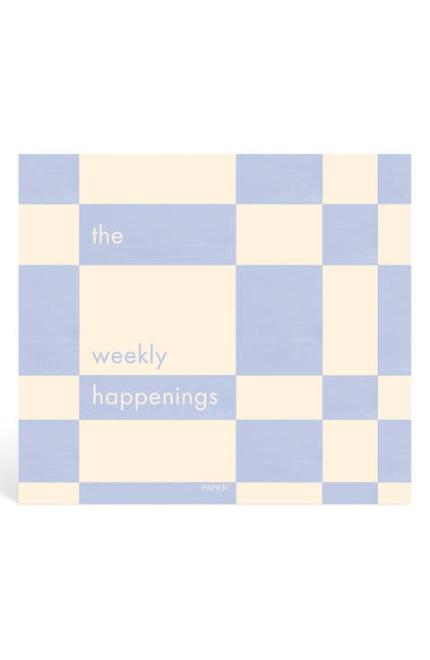 Weekly Happenings List Pad