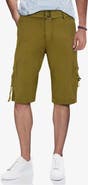 XRAY Belted Snap Button Cargo Shorts