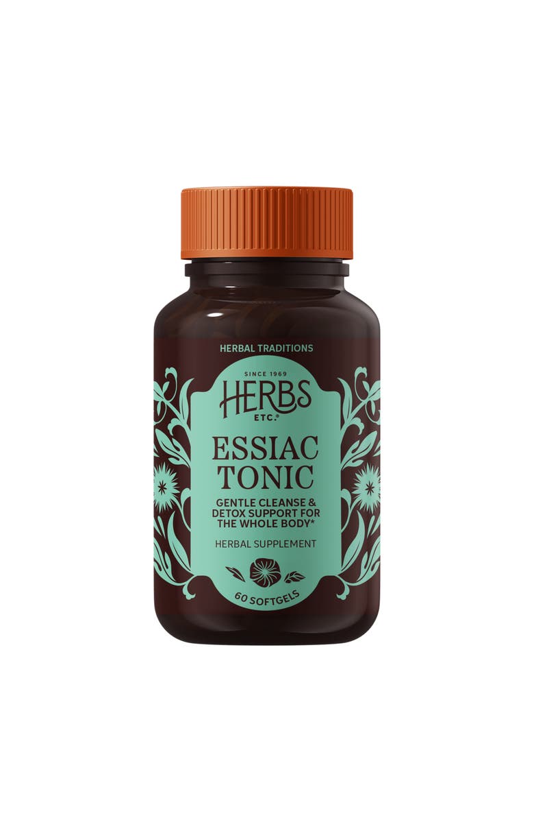 Herbs Etc. Essiac Tonic - 60 Softgels, Main, color, NO COLOR