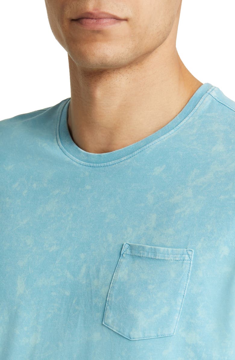 Stone Rose Acid Wash Pocket T-Shirt, Alternate, color, 