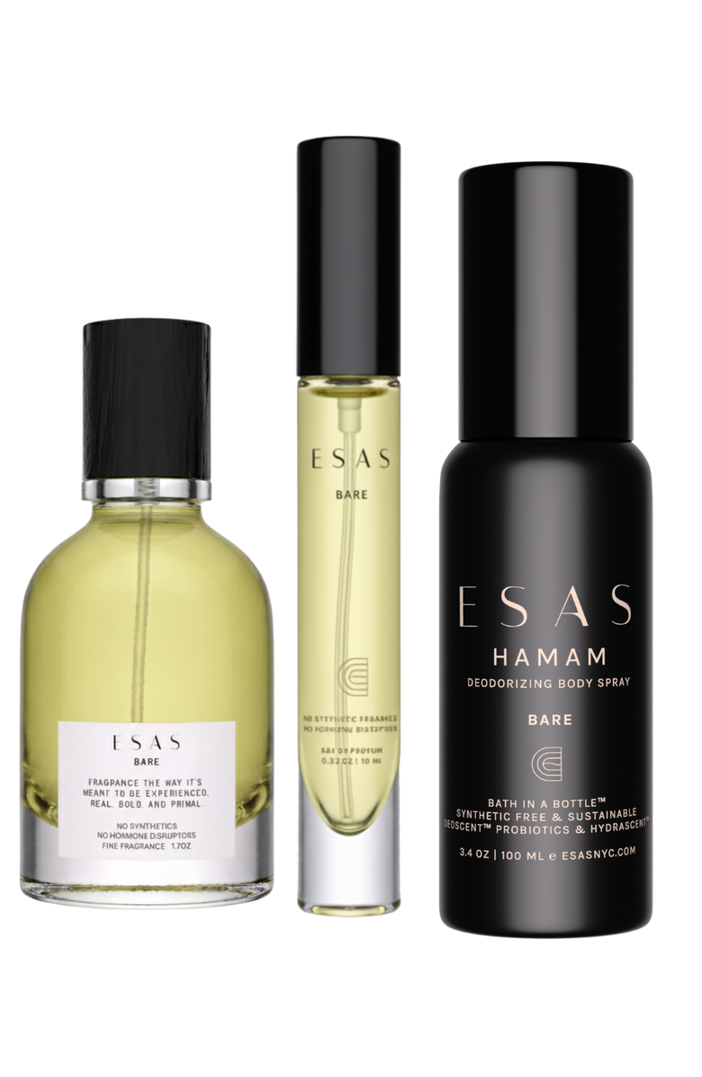 Esas NYC Bare Organic Eau de Parfum Gift Set, Main, color, Light Gold